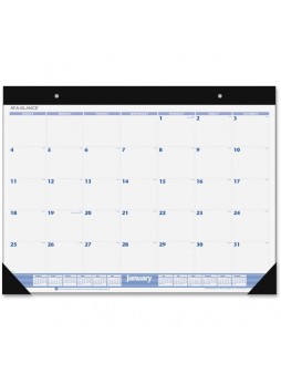 Monthly - 1 Year - January 2016 till December 2016 - 1 Month Single Page Layout - 22" x 17" - Blue, Gray - Vinyl, Paper - aagsw20000